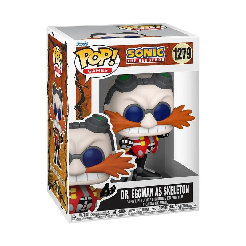 Sonic the Hedgehog POP! Games Vinyl Figure Skeleton Robotnik 9 cm